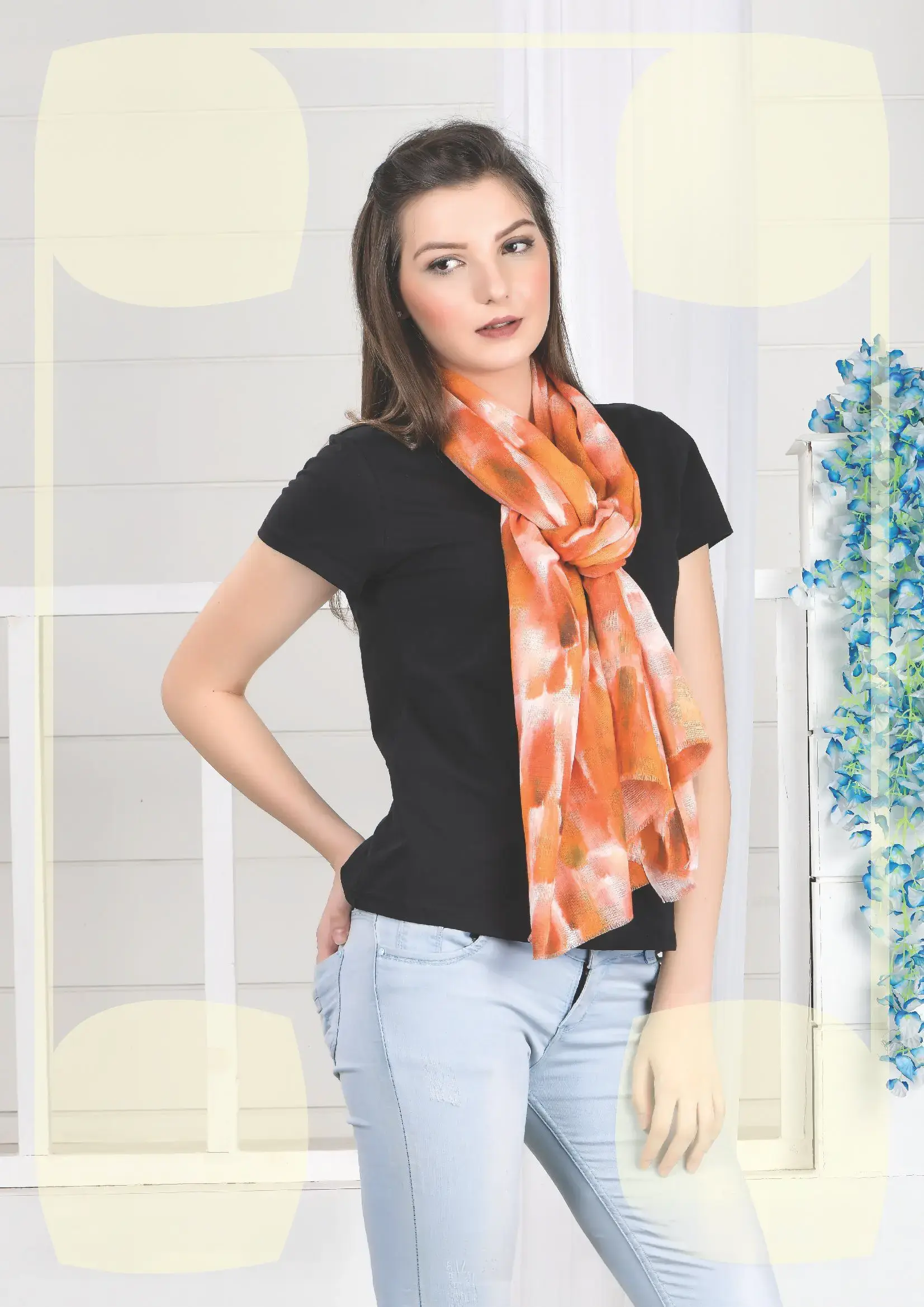 Cotton Modal Linen Check
