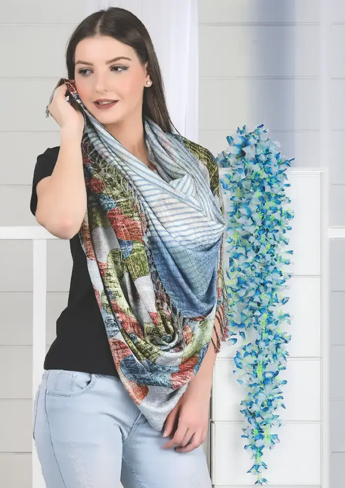 100% Viscose Reversible