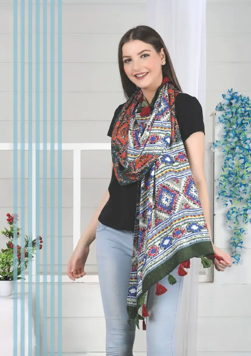 100% Viscose (Single Side Print)