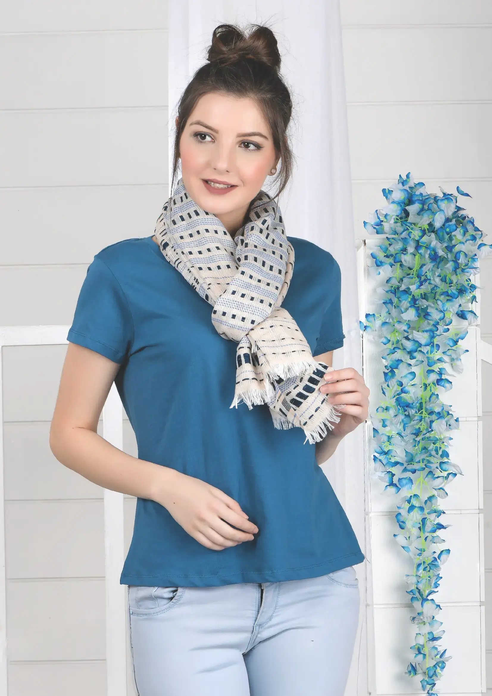 Cotton Modal Acrylic Jacquard