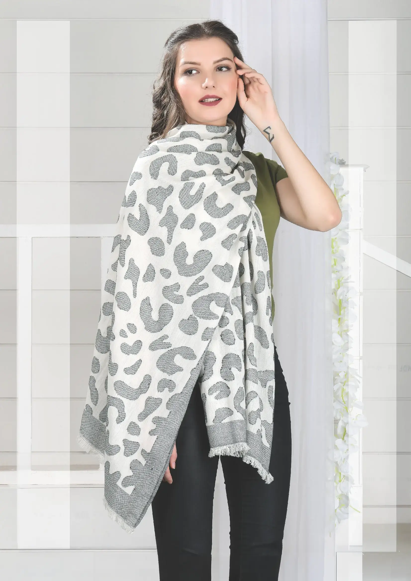 Cotton Cutwork Jacquard